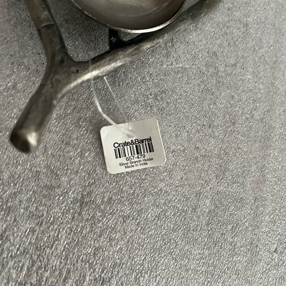 Crate&Barrel Silver Branch 8 Candle Holders or Wall Sculpture - Picture 2 of 7